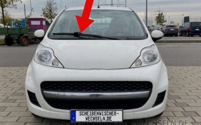 Die passenden Scheibenwischer für den Citroën C1 für vorne & hinten (Typ PM, PN, BJ 2005 bis 2014)