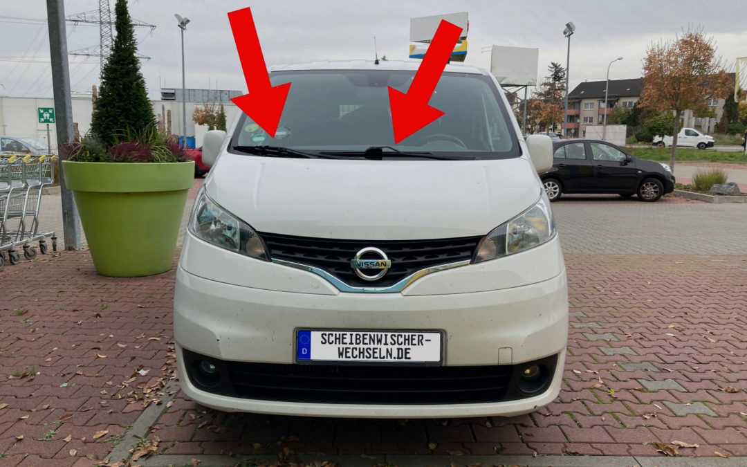 Die passenden Scheibenwischer für den Nissan NV200 für vorne & hinten (Typ M20, BJ 2009 bis 2021)