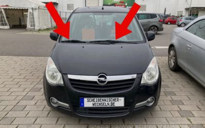 Die passenden Scheibenwischer für den Opel Agila B für vorne & hinten (Typ H08, BJ 2008 bis 2014)