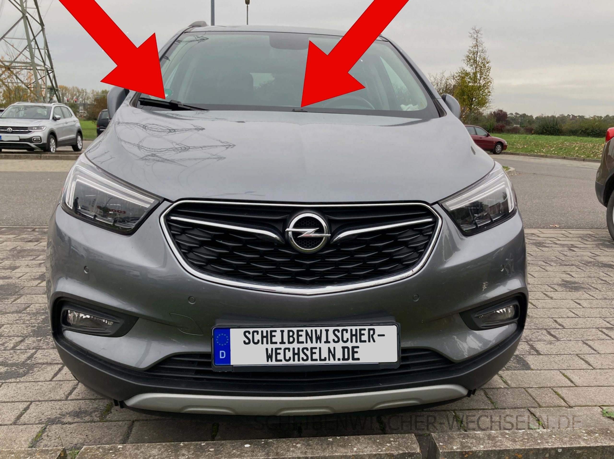 HYBROX FRONT Scheibenwischer für Opel - Mokka (2020 bis HEUTE)