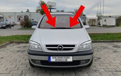 Die passenden Scheibenwischer für den Opel Zafira A für vorne & hinten (Typ T98, BJ 1999 bis 2005)