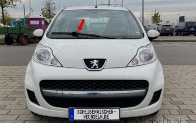 Die passenden Scheibenwischer für den Peugeot 107 für vorne & hinten (Typ PM/PN, BJ 2005 bis 2014)