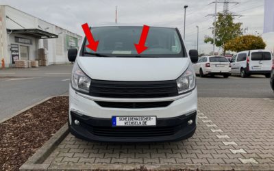 Die passenden Scheibenwischer für den Nissan NV300 für vorne & hinten (Typ X82, BJ 2016 bis 2021)