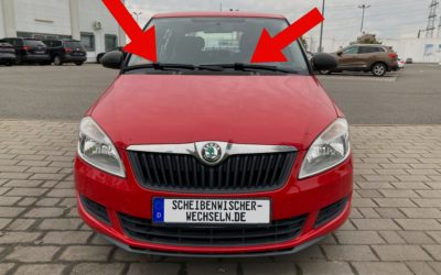 Die passenden Scheibenwischer für den Škoda Fabia II für vorne & hinten (Typ 5J, BJ 2010 bis 2014)