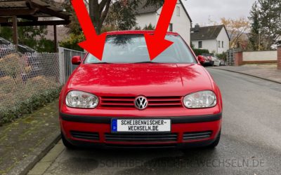 Die passenden Scheibenwischer für den VW Golf IV für vorne & hinten (Typ 1J, BJ 1997 bis 2003)