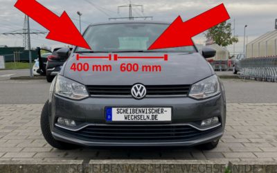 Die passenden Scheibenwischer für den VW Polo V für vorne & hinten (Typ 6R, BJ 2009 bis 2014)