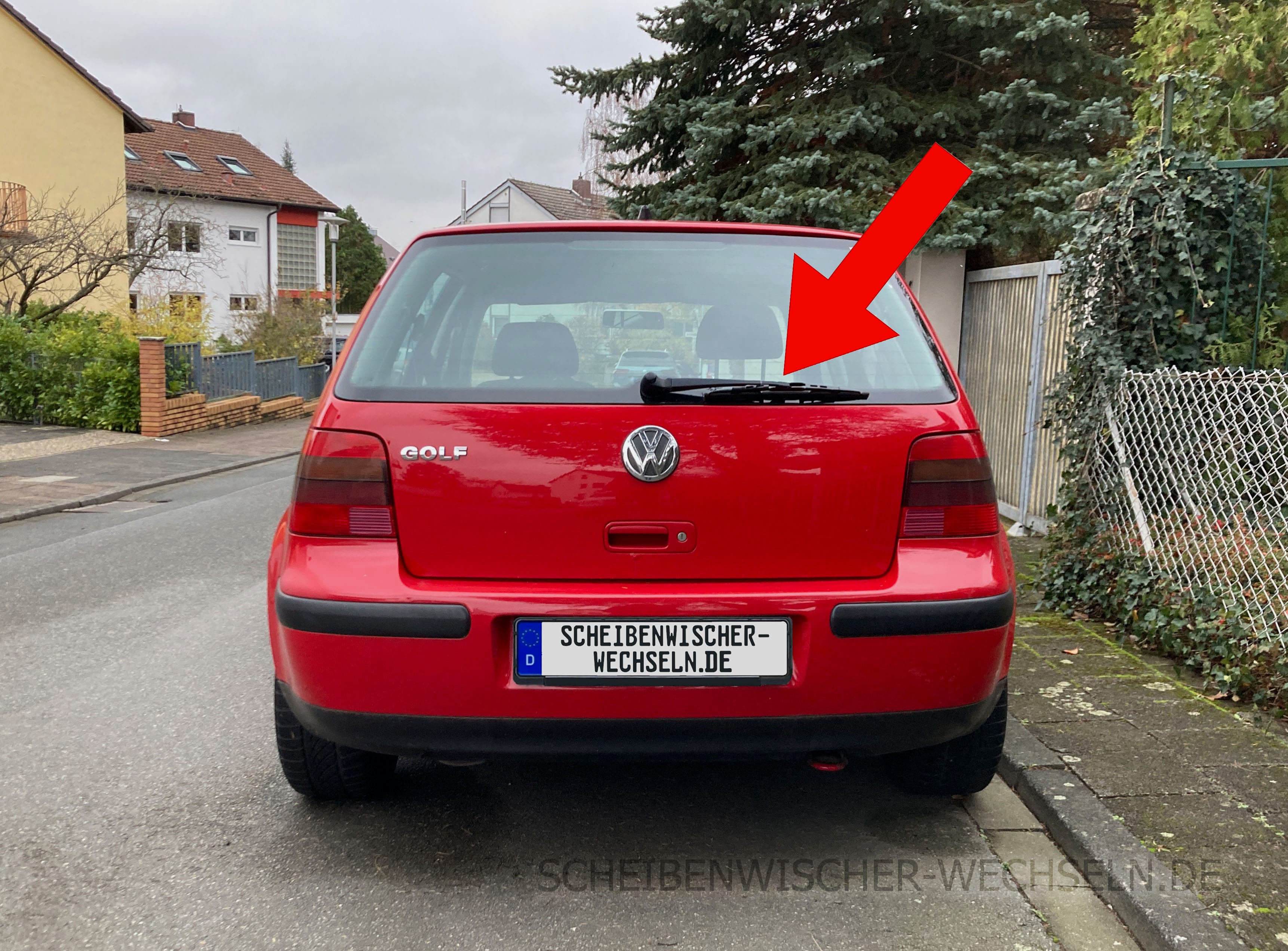 Auto Heckscheibenwischer für VW Golf 4 1997-2003, Heckscheiben Wischer Gummi  Reinigungsfenster Ersatzteile : : Auto & Motorrad